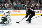 Sharks withstand late surge by Wild in 6-5 victory