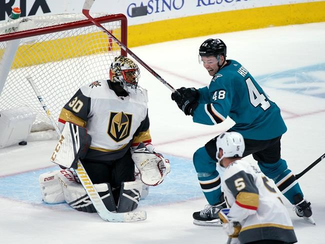 Hockey News - Burns Scores In OT, Sharks Top Golden Knights 4-3