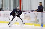 Jets goalie Connor Hellebuyck feeling right at home after signing extension