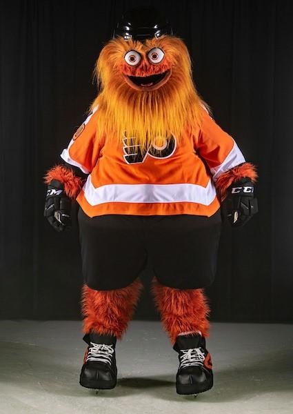 gritty mascot stuffed animal