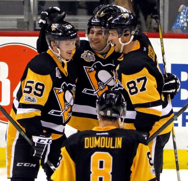 Hockey News - Sid and the Kids: Crosby thriving with Sheary, Guentzel