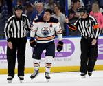 Oilers' Lucic escapes suspension but gets $10K fine for hit on Tampa's Joseph