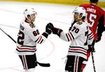 Blackhawks beats Senators 5-2 for first pre-season win