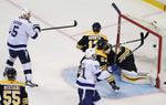 Lightning beat Bruins 4-3 in OT to take 3-1 series lead