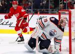 Brodziak scores twice, Oilers beat Red Wings 4-3