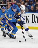 Jordan Binnington's 39 saves lead Blues past Lightning 4-3