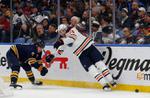 Oilers score 3 in second-period, rally to beat Sabres 4-3