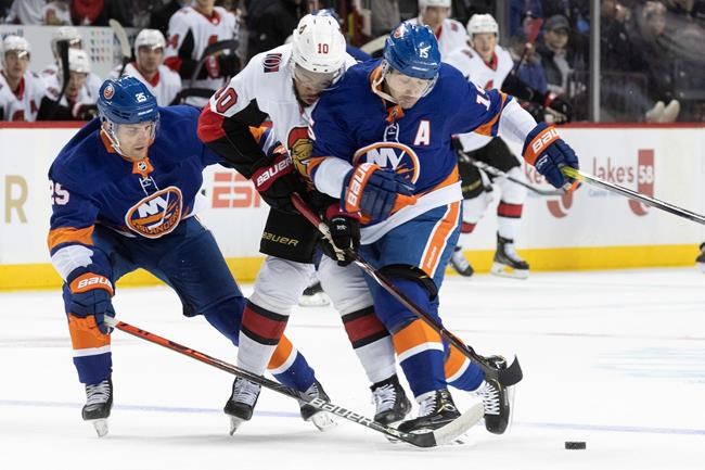 Hockey News - Bardreau helps Islanders beat Senators for 10th straight win