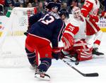 Blue Jackets rally in third, beat Red Wings 5-4