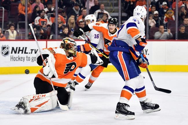 Hockey News - Nelson scores twice, Islanders rout Flyers 6-1