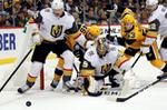 Fleury shuts out former team; Knights defeat Penguins