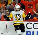 Jake Guentzel scores 4 goals, Penguins advance