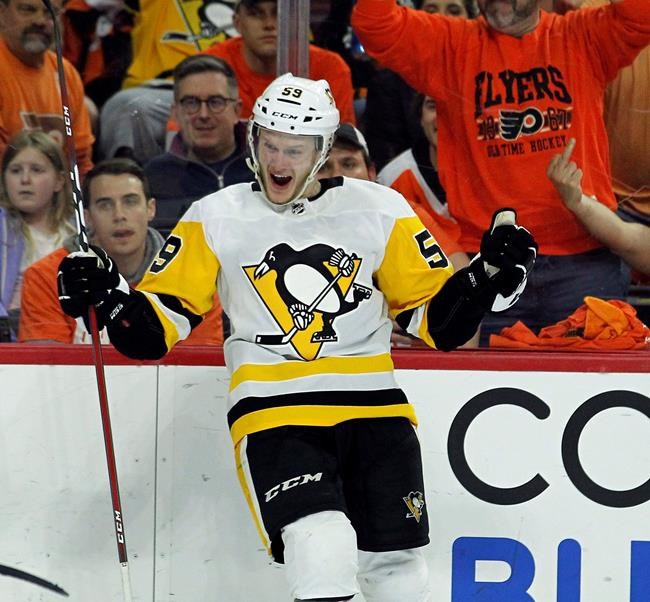 Hockey News Jake Guentzel scores 4 goals, Penguins advance