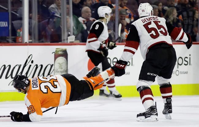 Hockey News - Gostisbehere's Goal Lifts Flyers Over Coyotes 5-4 In OT