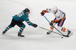 Couture scores in OT again, Sharks top Islanders 2-1