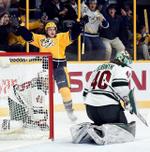 Spurgeon's OT winner leads Wild past Predators 3-2