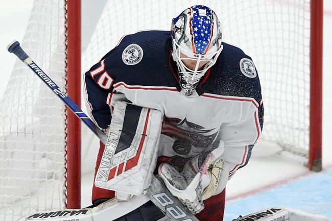 Hockey News - Blue Jackets goalie Joonas Korpisalo (knee ...