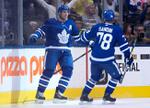 John Tavares scores first two goals on home ice as Maple Leafs down Sabres